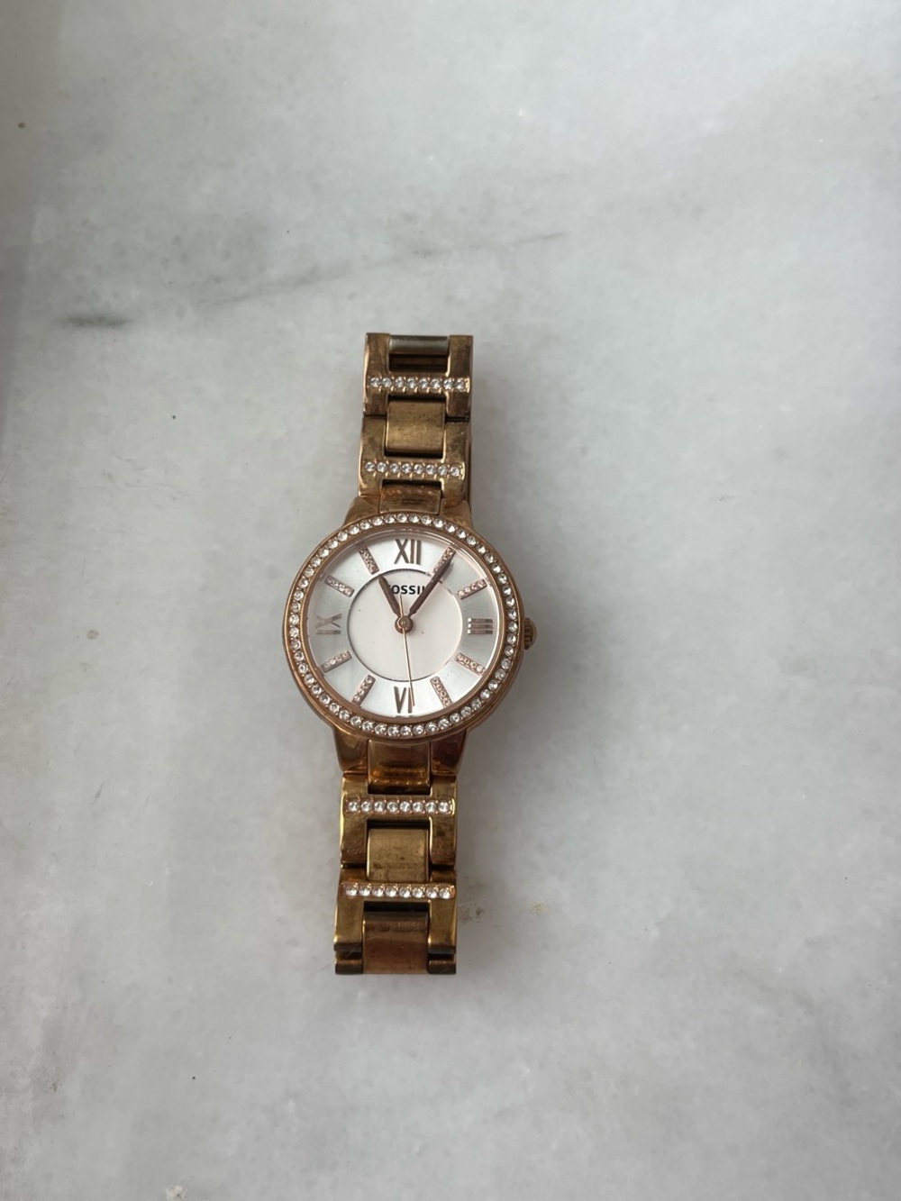 Fossil Women's Virginia Rose Gold-Tone Watch